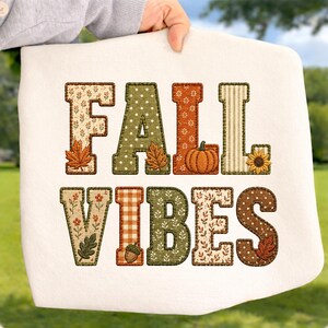 Fall Vibes Patchwork DTF, Plaid Pumpkin Shirt Design, Aesthetic Autumn Leopard Patchwork Transfer, Ready to Press DTF, Cozy Season Iron On