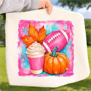 Autumn Season DTF, Cozy Fall Shirt Design, Hello Autumn DTF Transfer, Ready to Press DTF, Pumpkin Leaves Sublimation, Thanksgiving Iron On