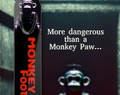 Monkey Foot Metal Bookmark, Horror Story Monkey Paw Gothic Gift