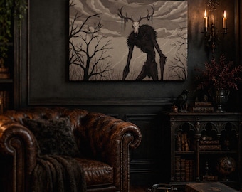 El Wendigo / Arte mural del folclore norteamericano