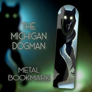 Michigan Dogman Urban metalen bladwijzer | Markering naamloze pagina