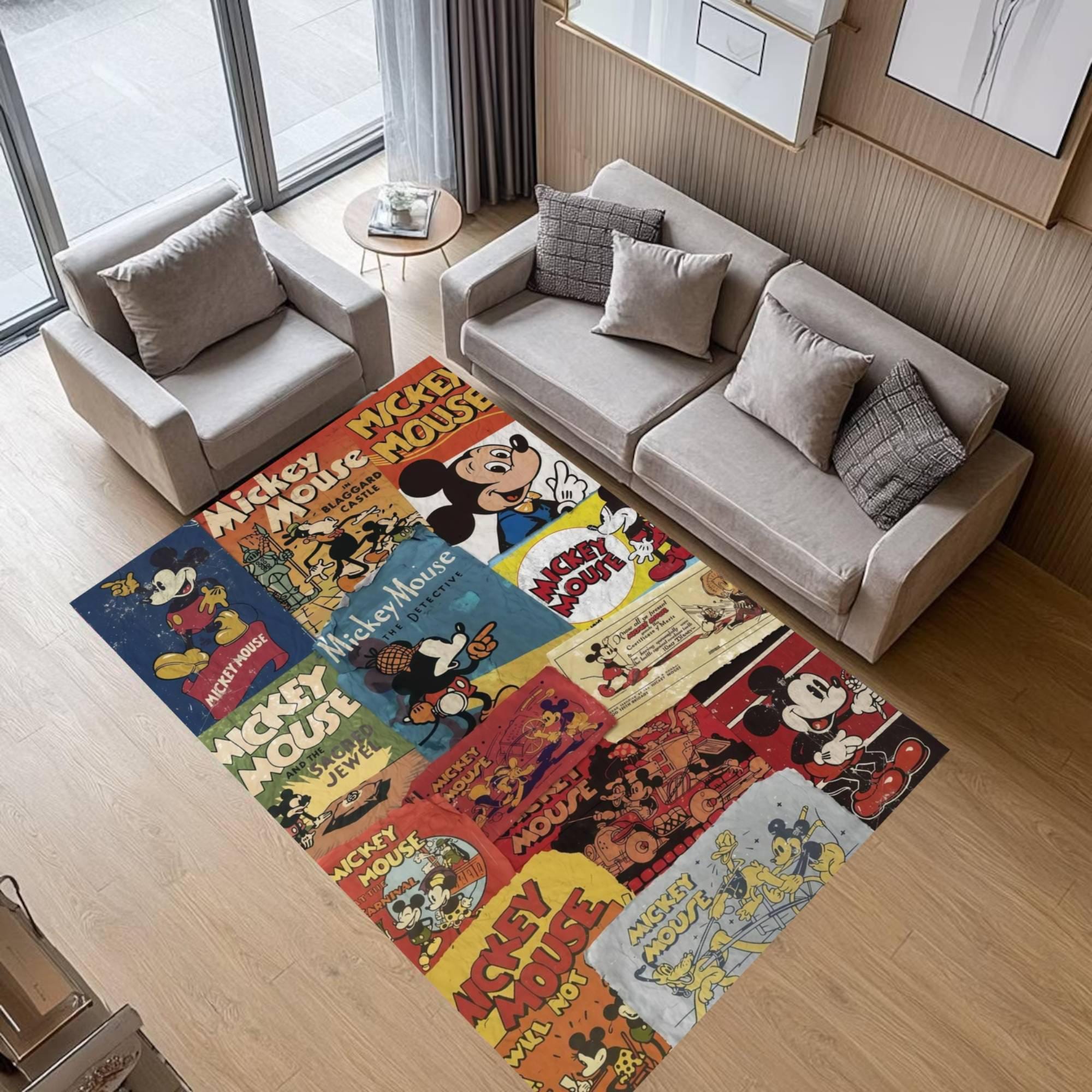 Vintage Mickey Mouse Rugs - Etsy
