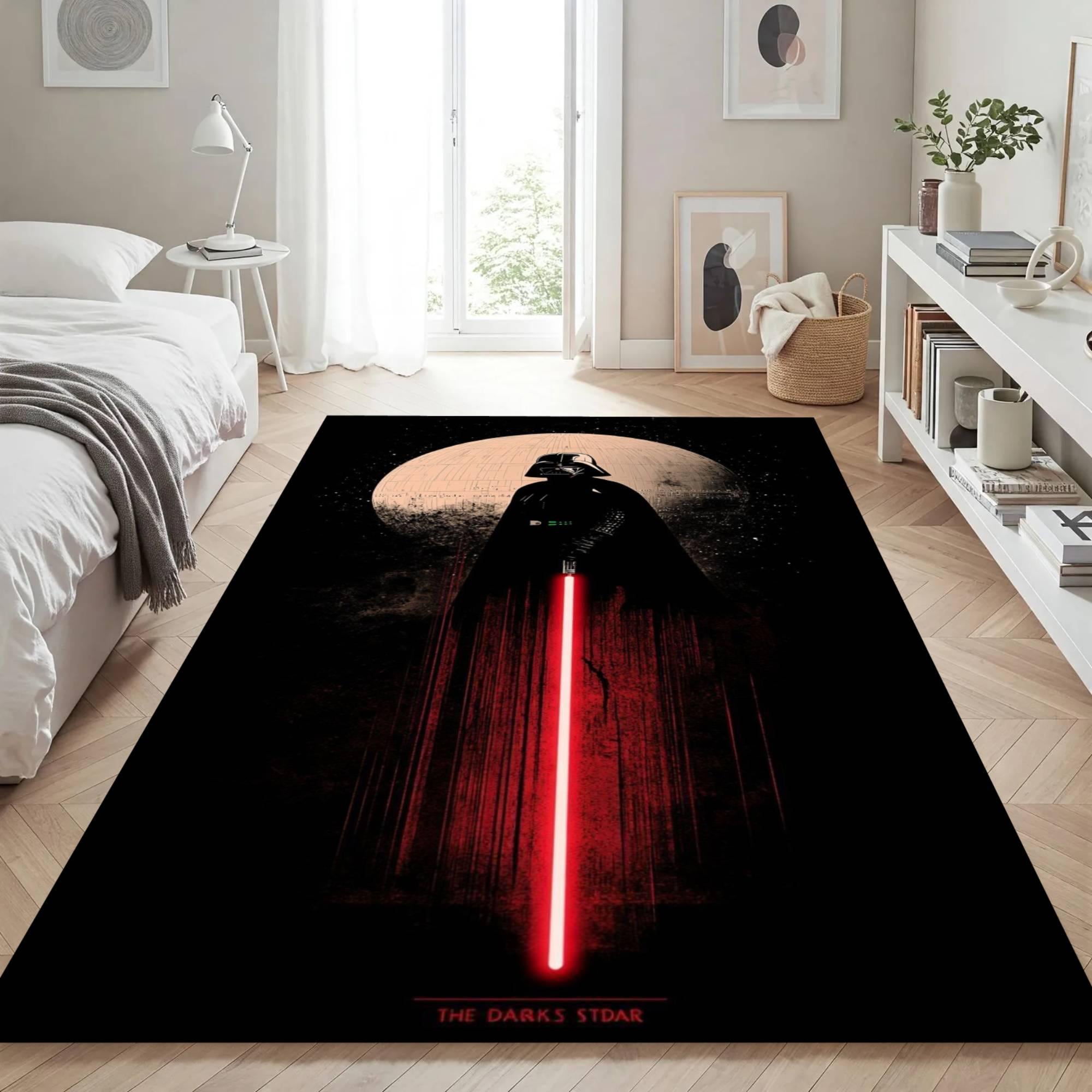 Discover Darth Vader Rug for Bedroom, Gaming Room and Movie Fan Decor