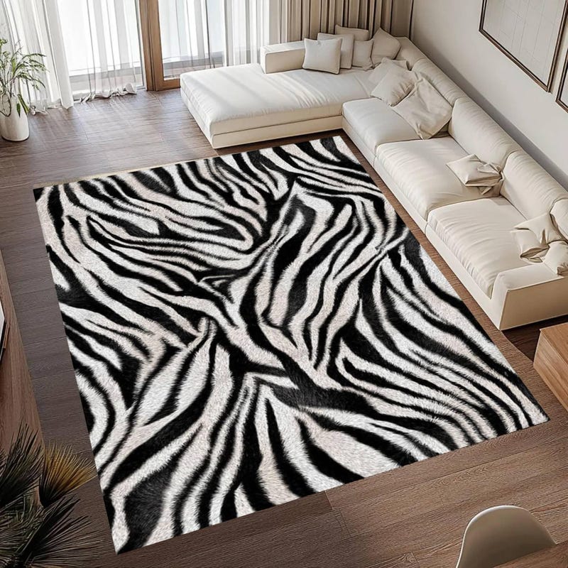 Ex Large Zebra Rug Zebra Rug - Etsy