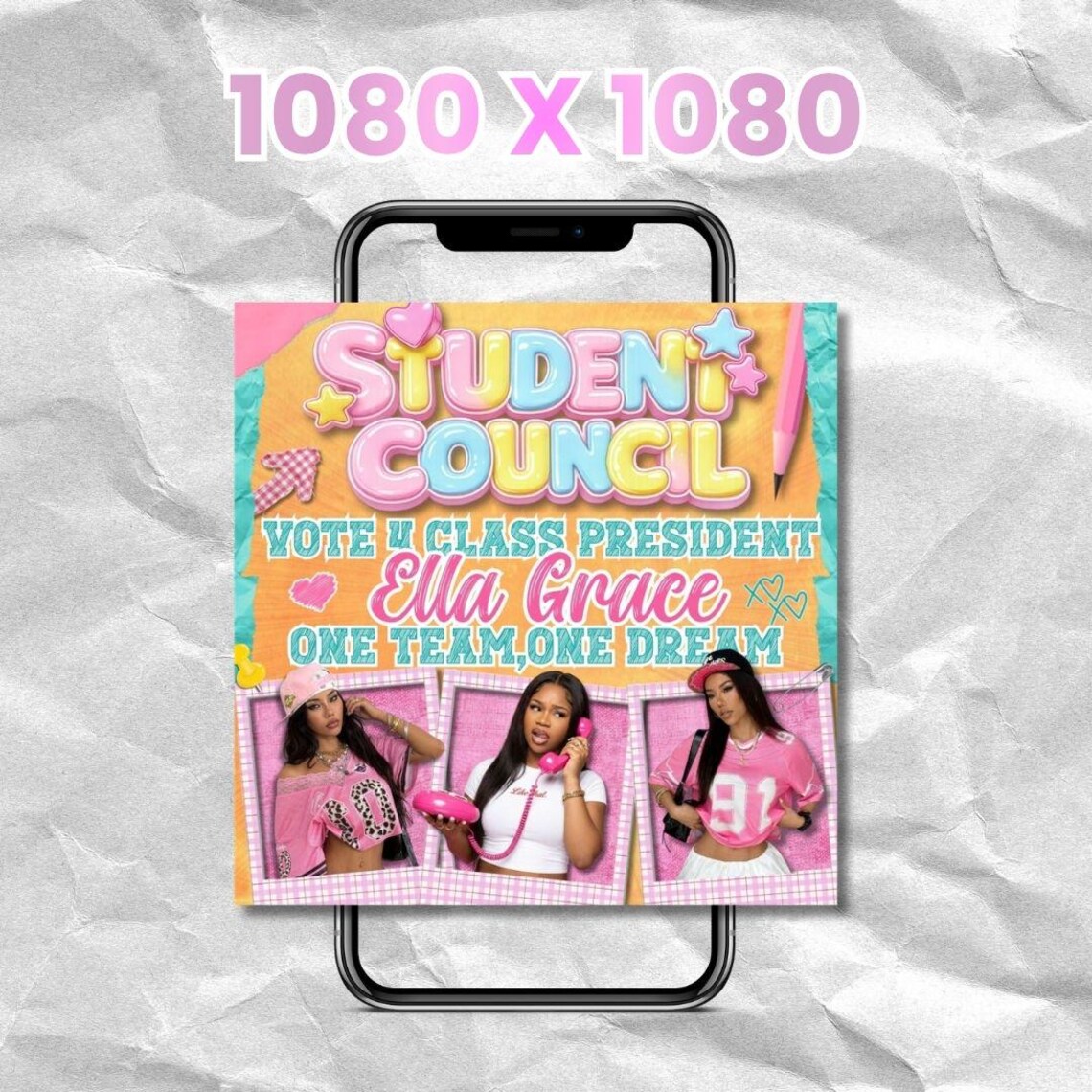 Editable Student Council Campaign Flyer, School Election Flyer ...