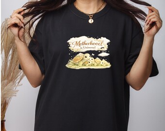 Turtle Family Motherhood Is Universal Shirt, Animal Mom Tee, Meaningful Mama Gift