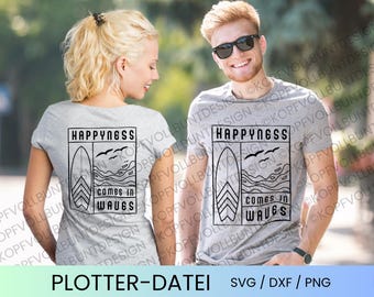 Plotter file backprint / frontprint surfer style