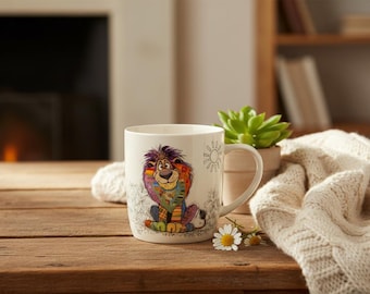 Bug Art Louis Lion Mug with presentation box
