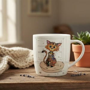 Bug Art Kimba Kitten Mug with presentation box