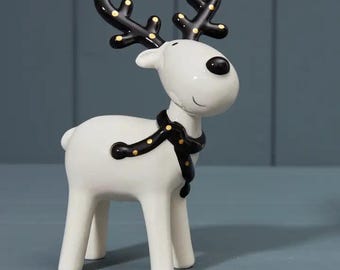 Large ceramic Reindeer L12.3cm x D10.5cm x H17.5cm
