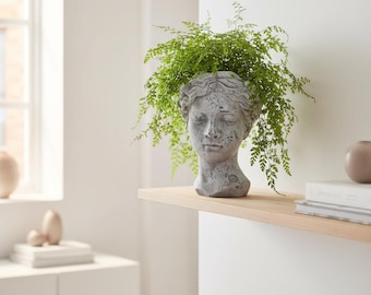 Large Female Planter - Stone Effect H26cm