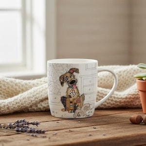 Bug Art Murphy Mutt Mug with presentation box