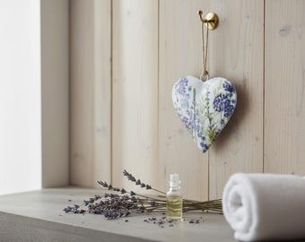Hanging Lavender Heart, 10cm