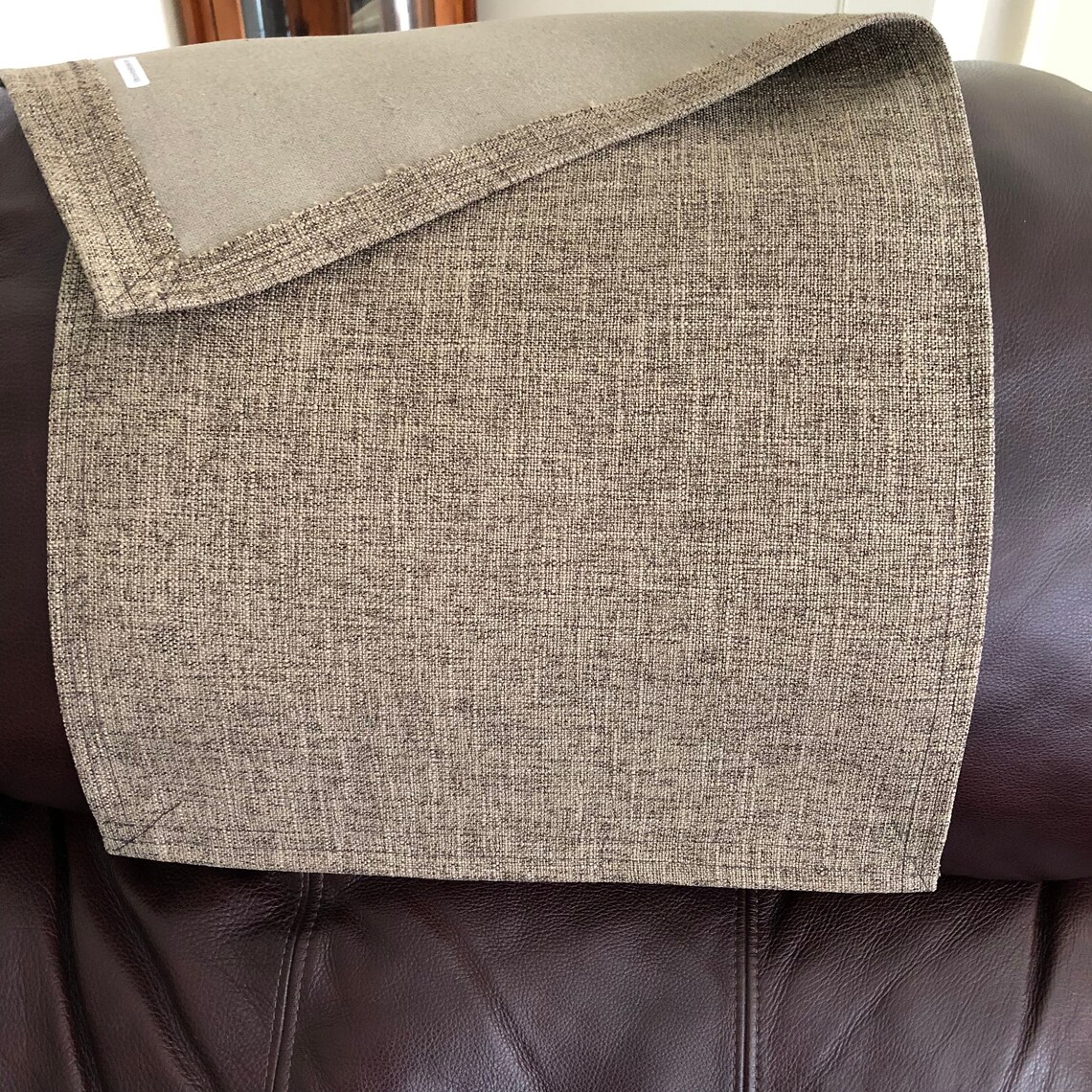 Recliner Headrest Cover Furniture Protector Polyester Etsy
