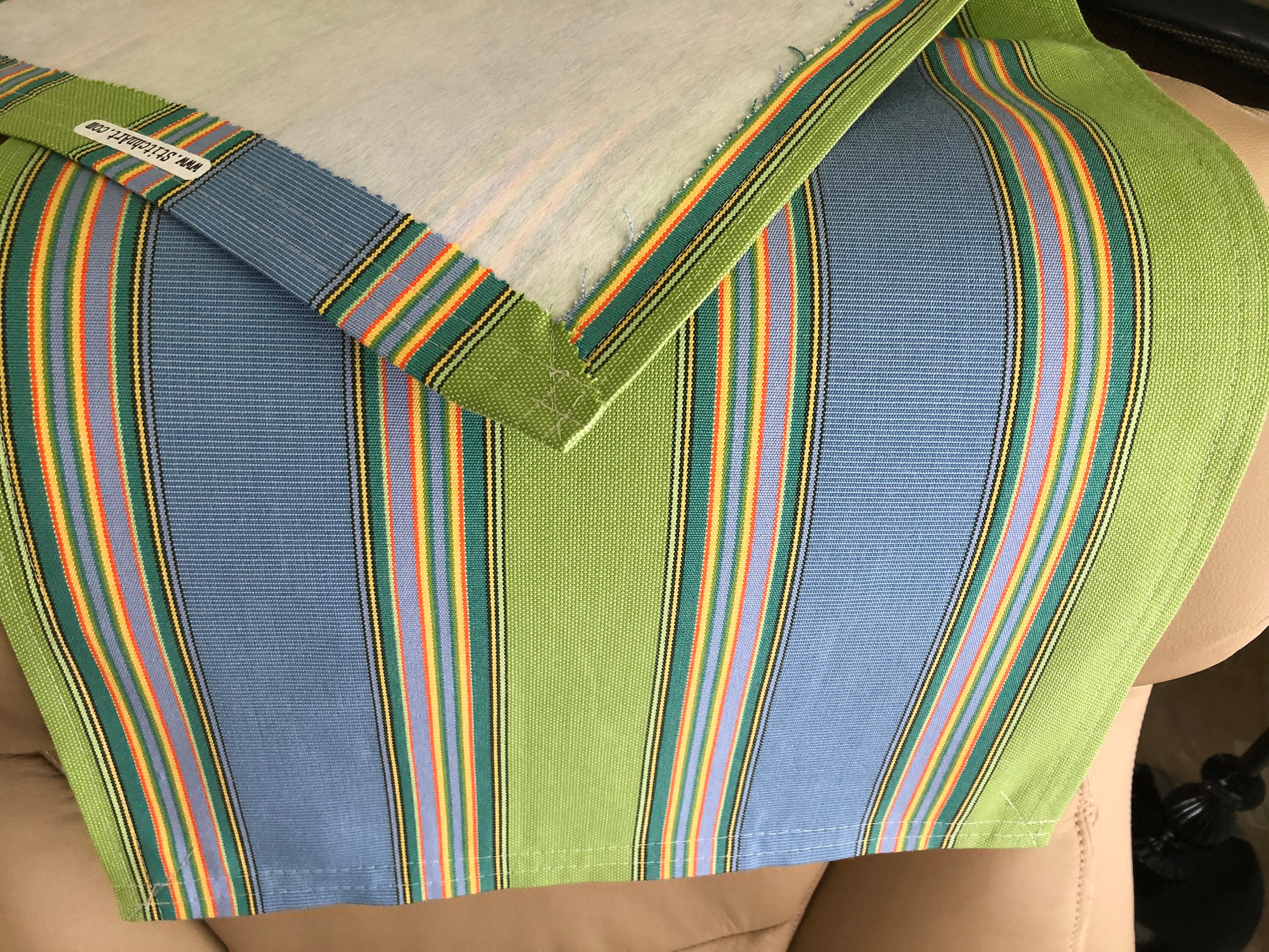 Recliner Headrest Coverfurniture Protectormultistripes Etsy UK