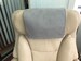 Recliner Cap Furniture Protector, Chair Pad, Headrest Cover, Suede Stone Gray Polyester, Size14x30in. For Office Seats, RVs, Gaming Chairs 