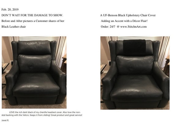 custom recliner headrest covers