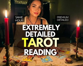 In-Depth Love Tarot Reading, Same Hour Psychic Reading, Soulmate & Twin Flame Insights, Detailed Love Reading, Relationship Future Reading