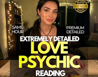 Same Hour Love Psychic Reading, Clairvoyant Guidance, Intuitive Connection (Digital Reading)