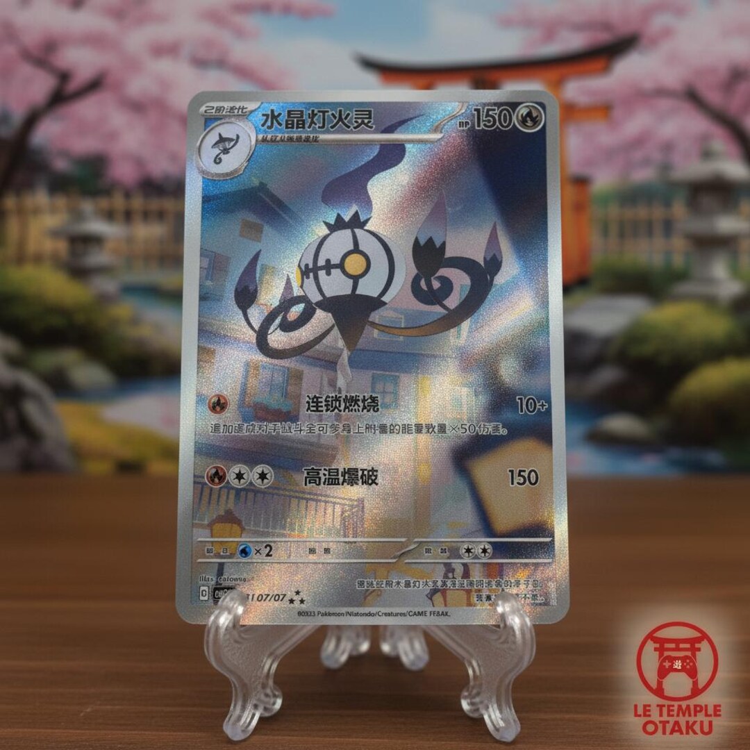 Judge Proxy Example Pokemon Pokémon Proxy Fan-art Card – Chandelure Artistic Holo – Premium Edition ...
