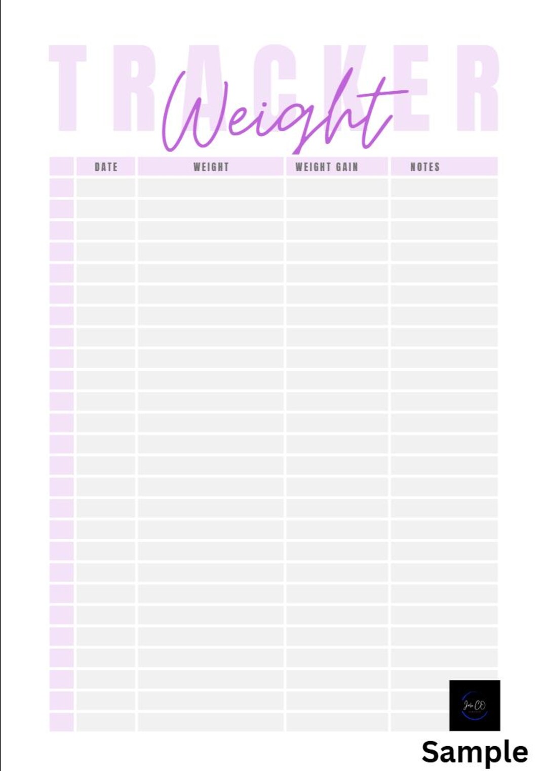 Weekly Fitness Tracker – Printable A4 PDF, Workout Log & Habit Tracker ...