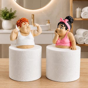Lustige deko figur