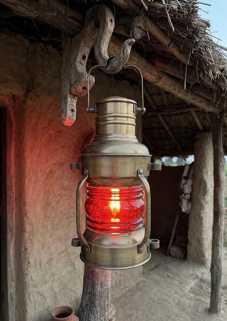 Vintage Boat Light Red Green - Etsy