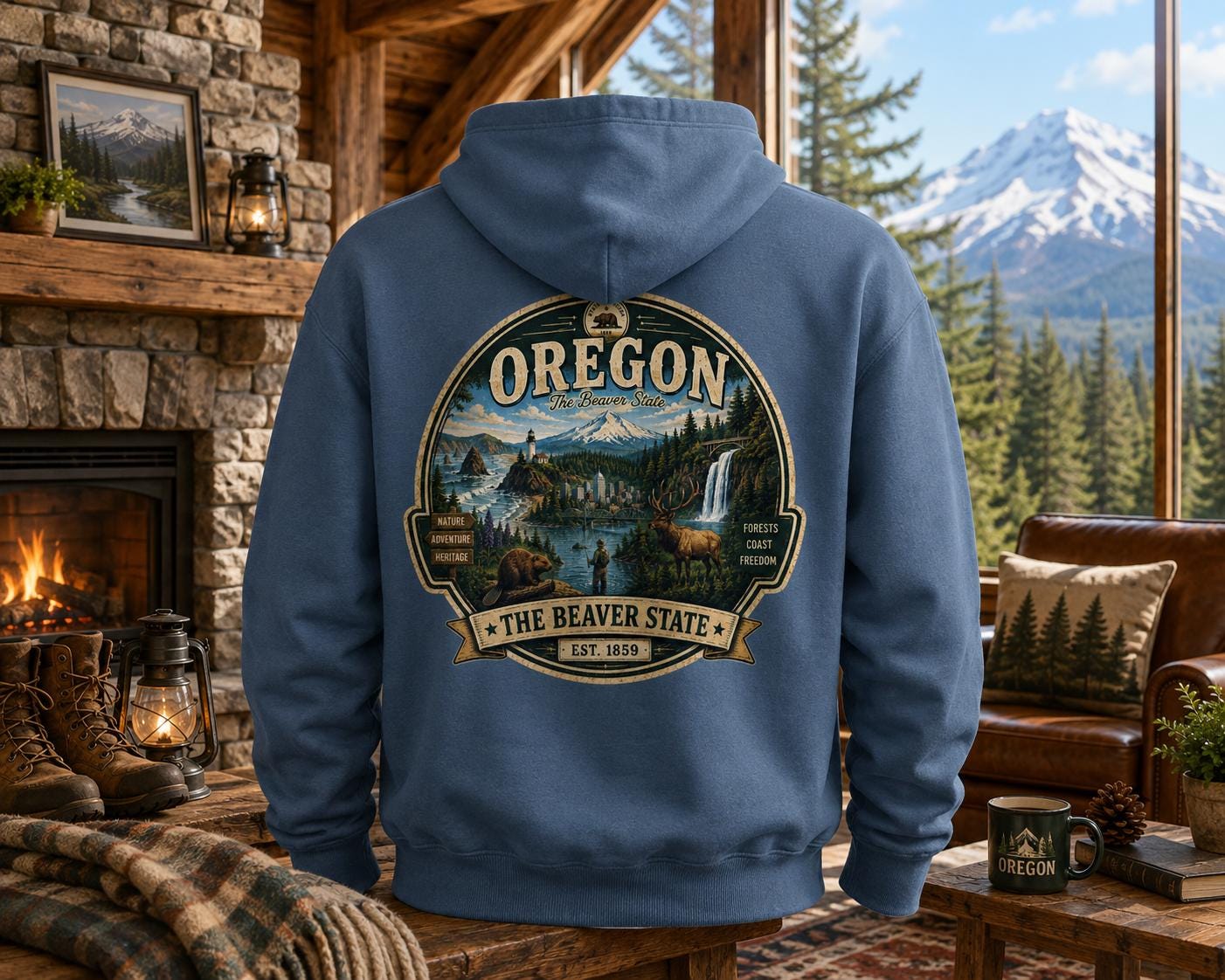 Oregon Coast Hoodie - Etsy