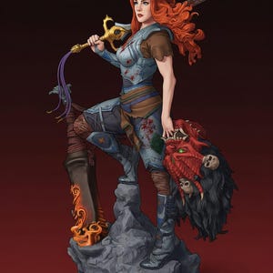 STL Model for Resin Printer Figure 3D Printing - High Quality Diorama