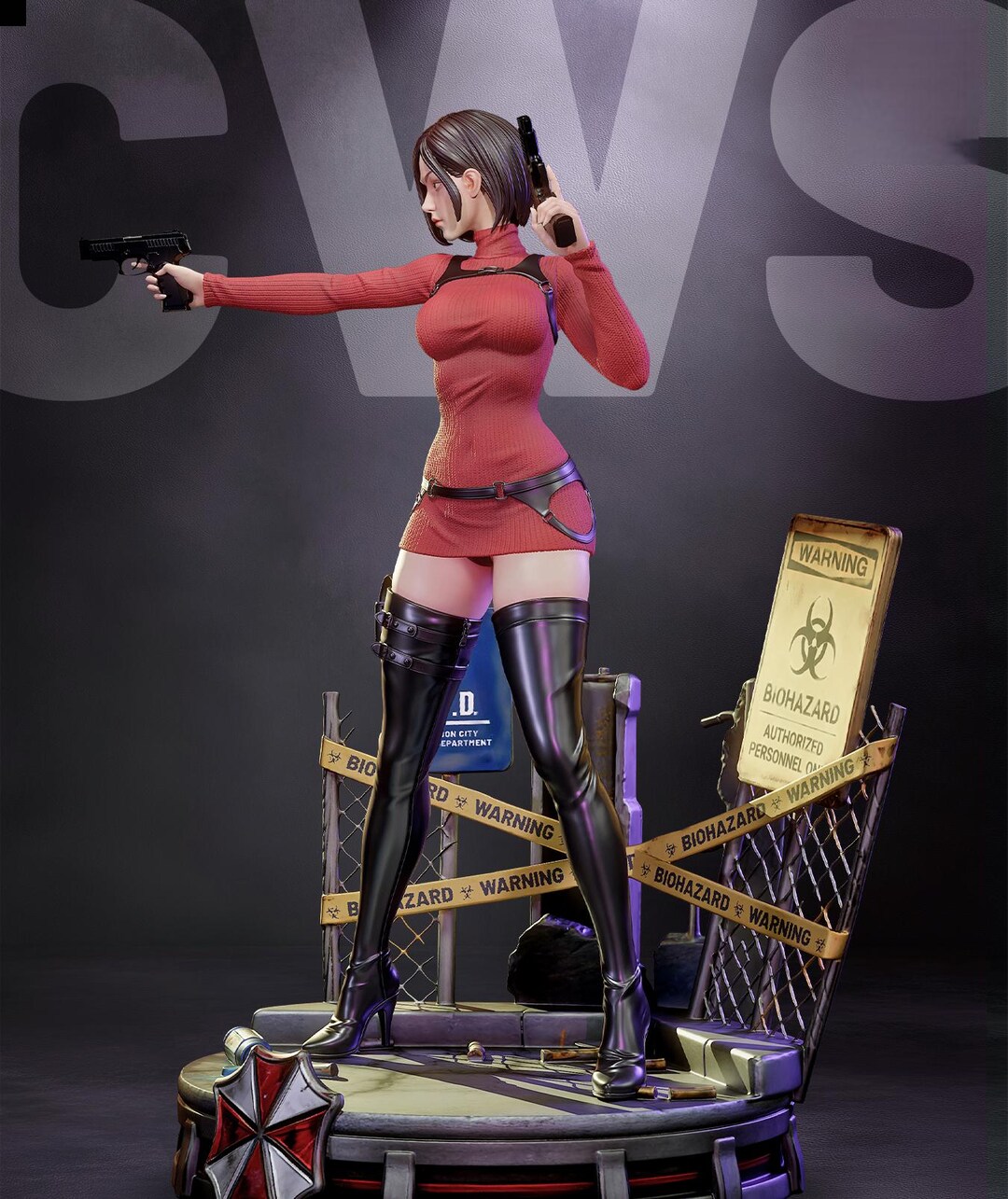 Ada Wong From Resident Evil - STL Model for Resin Printer Figure 3D ...