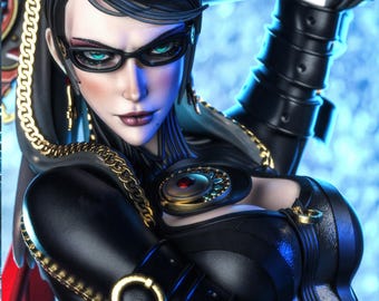 Bayonetta - Modelo STL para impresora de resina, impresión 3D de figuras - Diorama de alta calidad