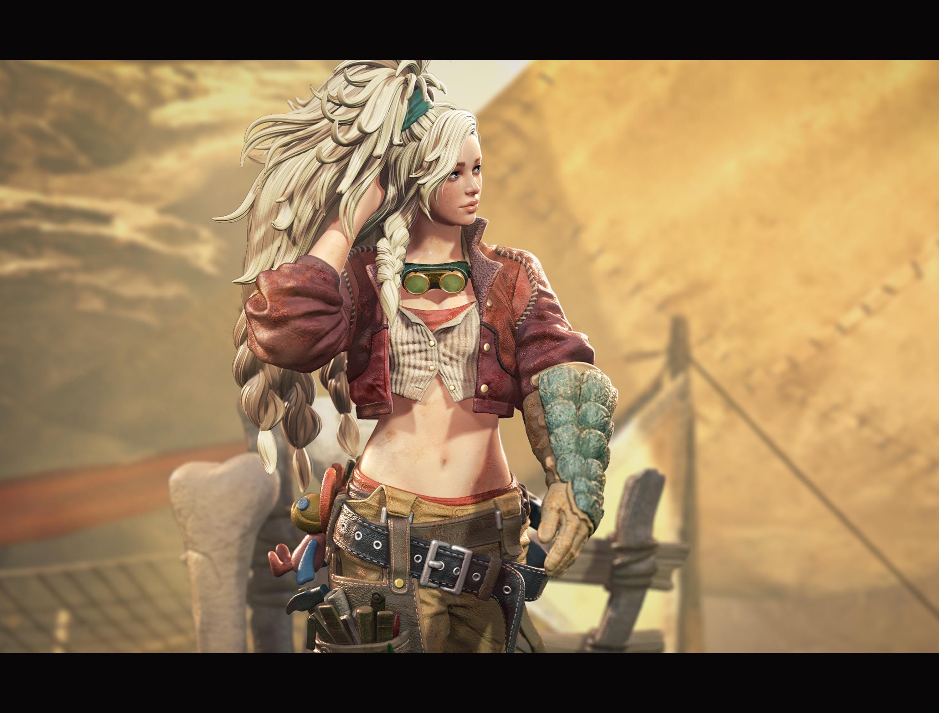 Gemma From Monster Hunter - STL Model for Resin Printer Figure 3D Printing - High Quality Diorama