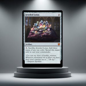 Jeweled Lotus Playtest Card – Custom MTG Proxy