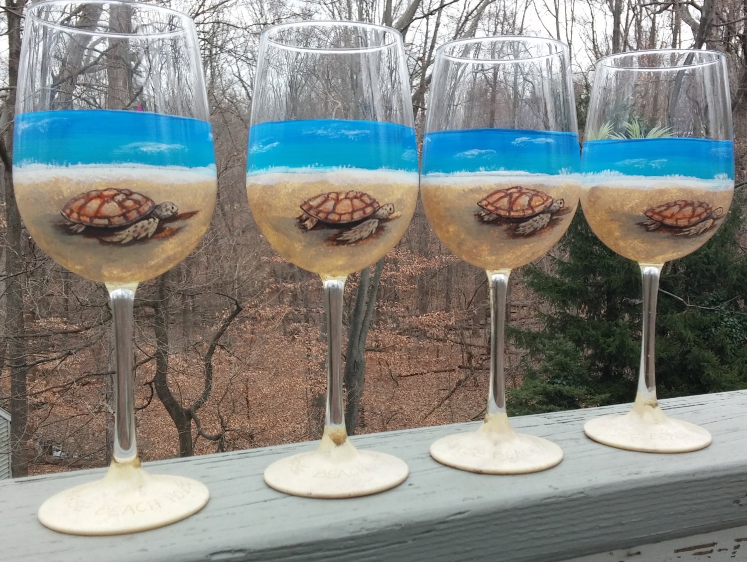 michigan wine glasses Benoit's Design Co. Michigan State Bird Stemless Wine Glass