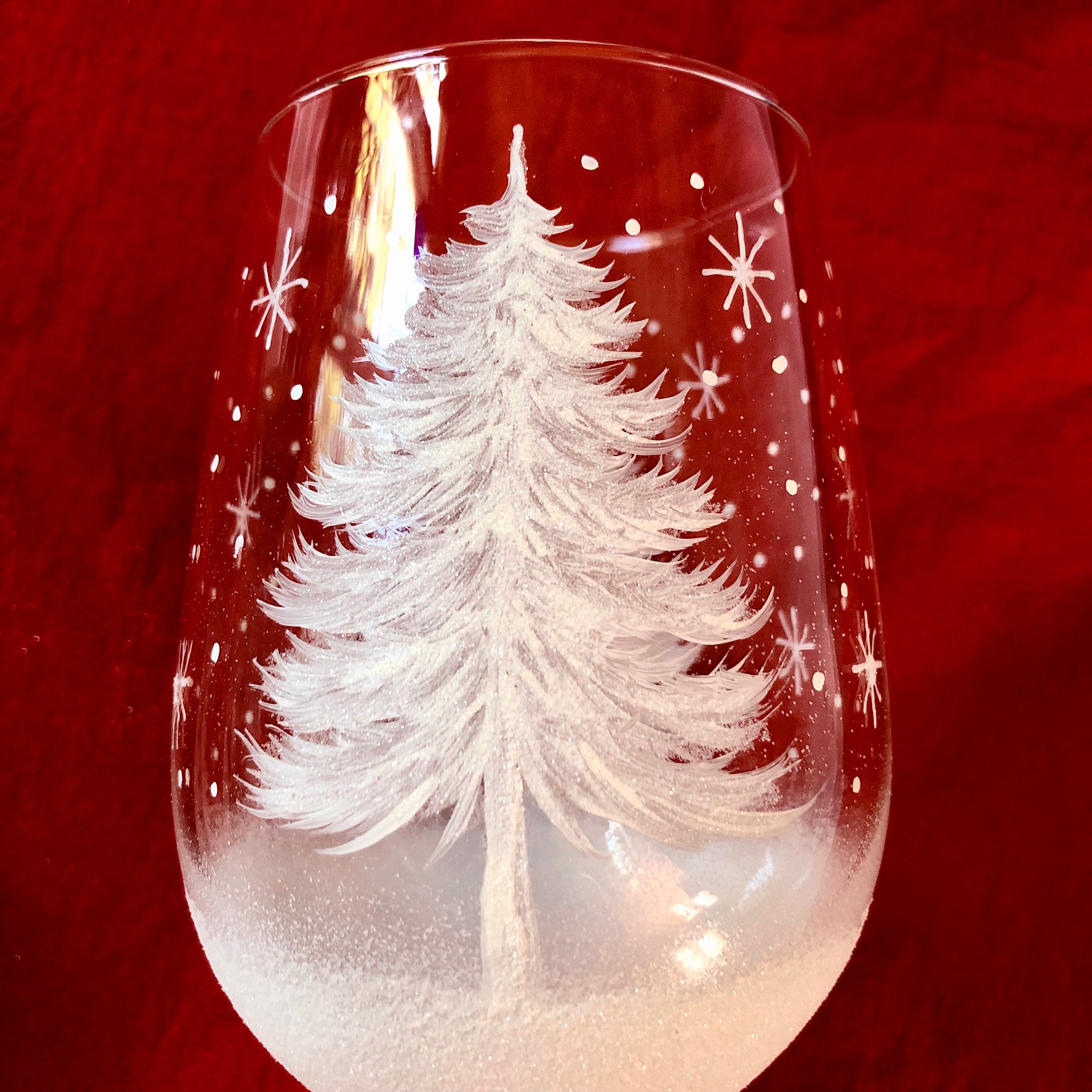 Shop the Viral Christmas Tree Wine Glasses