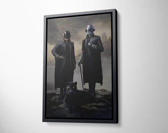 Daft Punk Canvas Print, Starboy Home Decor, Ready to Hang