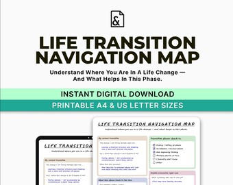 Mapa de navegación para la transición vital: herramienta de reflexión para la claridad (descarga digital)