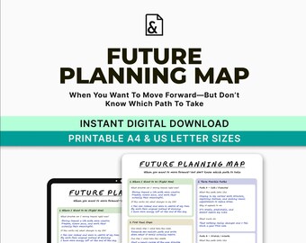 Mapa de planificación futura / Orientación vital, cambio de carrera, establecimiento de objetivos (Descarga en PDF)