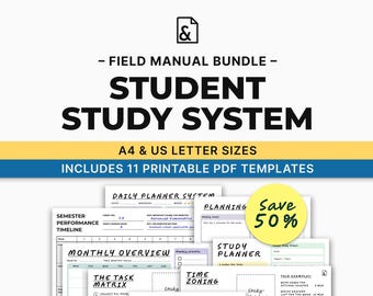 Manual de Campo – Sistema de Estudio Estudiantil / Cronograma Semestral, Seguimiento de Tareas (Descarga Digital)