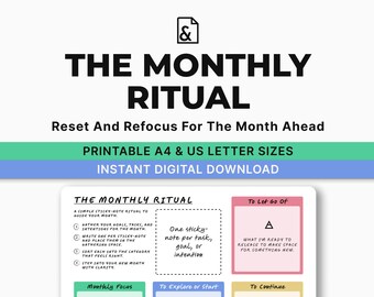 El ritual mensual: una forma tranquila de planificar cada mes