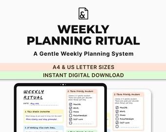 Rituale di pianificazione settimanale: una struttura morbida per la tua settimana