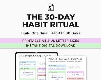 Seguimiento de hábitos de 30 días • El ritual del hábito
