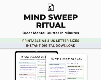 Ritual de limpieza mental: descarga mental y claridad mental (PDF)