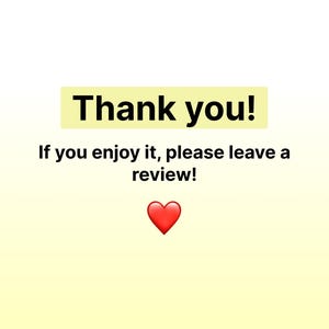 Thank you image asking customers to leave a review if printable mental clarity worksheet helped, supporting independent digital creator