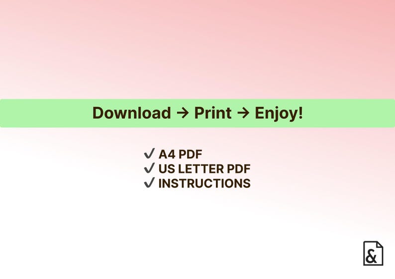 Digital download printable worksheet showing simple process to download, print, and use mental clarity Navigation Path tool