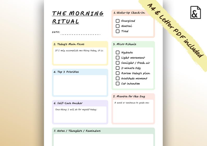 The Morning Ritual — A Gentle Start to Your Day - Etsy