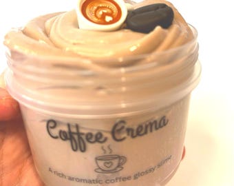 Coffee Crema, duftender dicker glänzender Schleim, perfektes Geschenk für Kaffeeliebhaber!