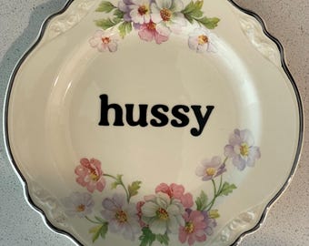 Hussy Vintage upcycled dessertbord
