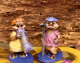 Everdell: Pearlbrook 3D Animal Miniatures (24 szt.) – Grey Resin Critters Unofficial