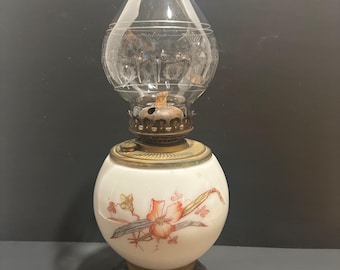 Lámpara de salón de la época victoriana, 45 cm de altura.